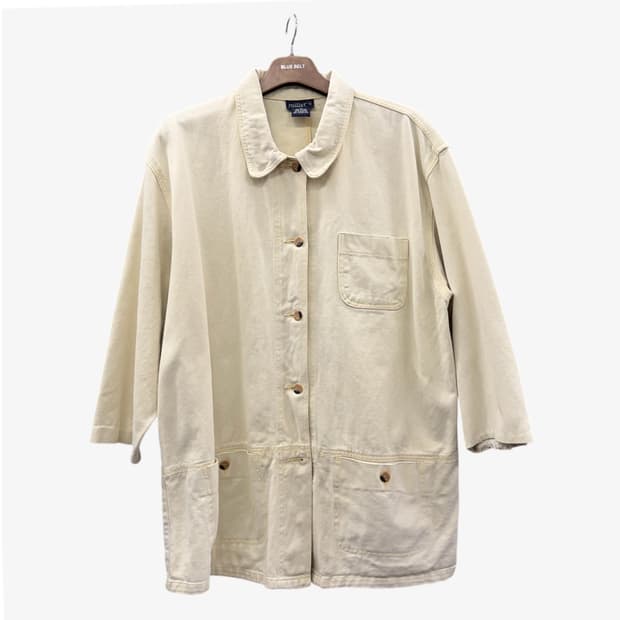 USA VINTAGE 프렌치워크자켓 7부소매 스냅포켓 디테일