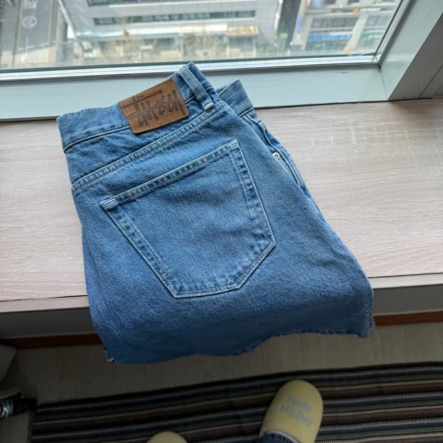 스투시 빅올 데님 쇼츠