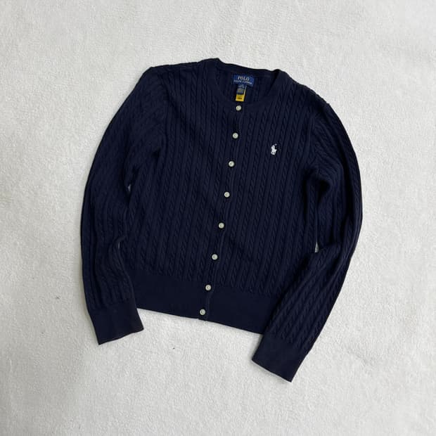 L 폴로랄프로렌 케이블 니트 가디건 0401T