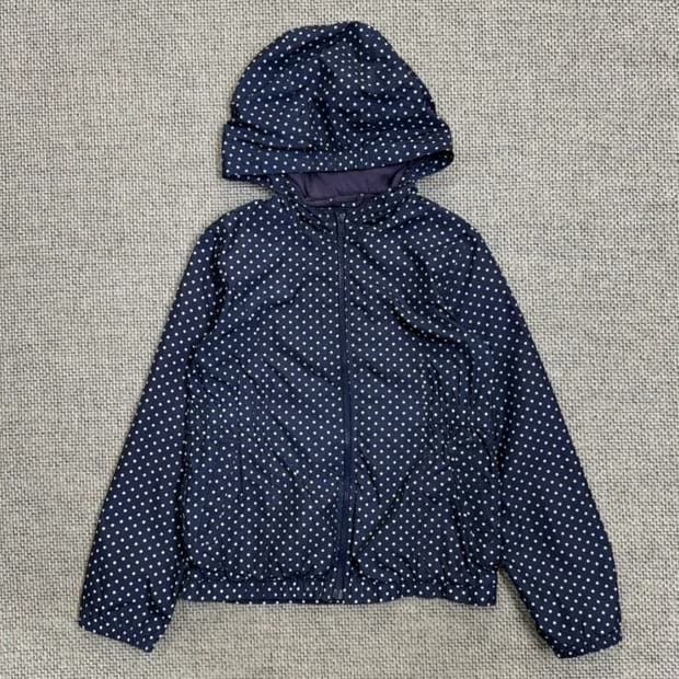Gap 키즈 네이비 도트 바람막이 점퍼 (155cm)