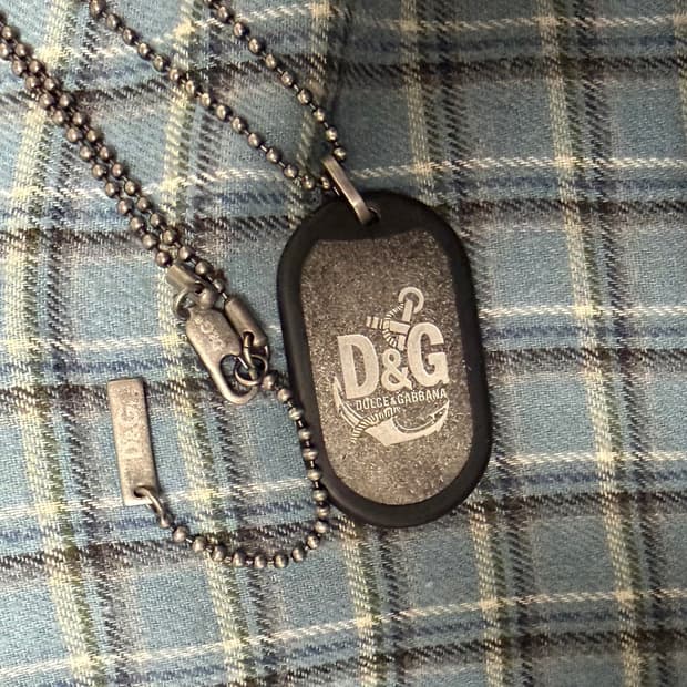 돌체앤가바나 군번줄 목걸이