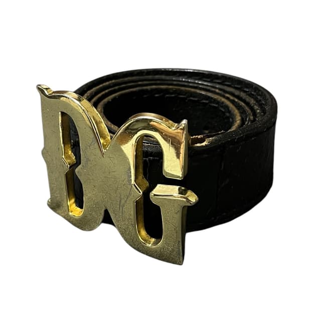 Dolce & Gabbana 돌체 아카이브 DG 로고 메탈 벨트