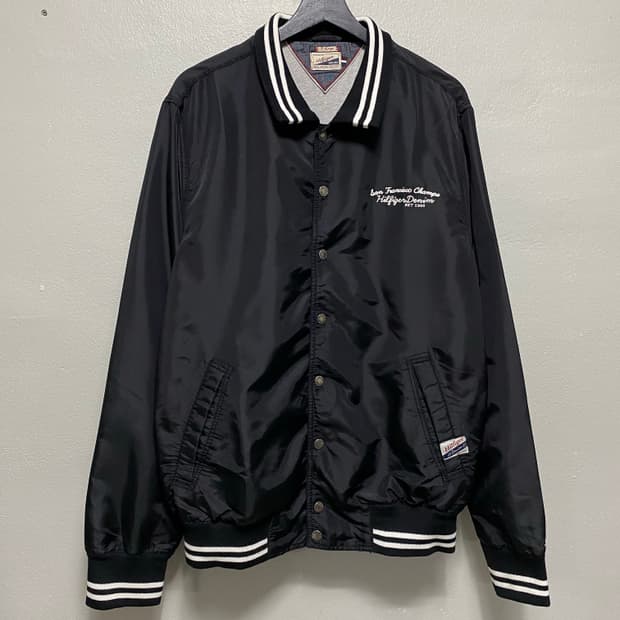 타미힐피거 디자인 블루종 자켓