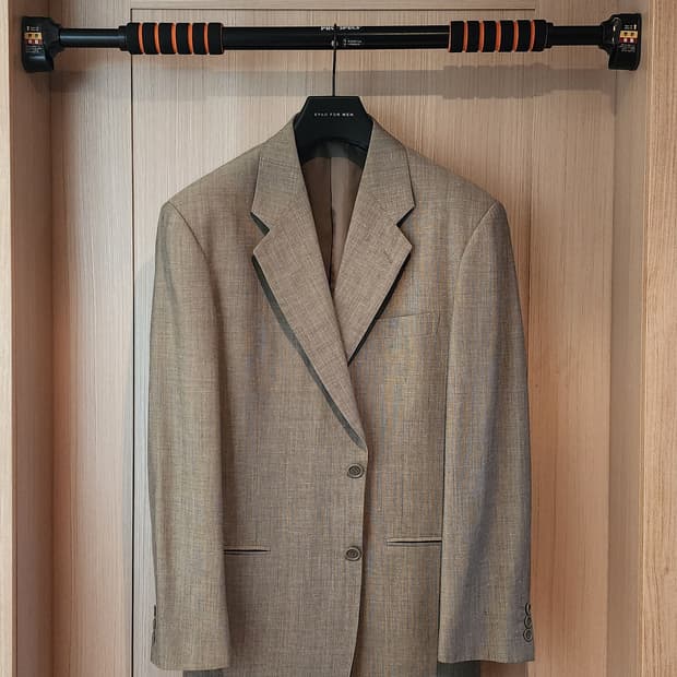 알레그리 베이지그린 울리넨 자켓 L~슬림XL