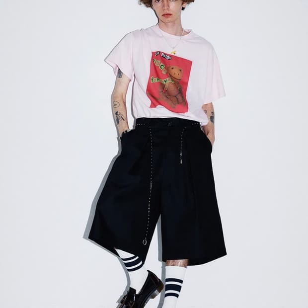 하이타이드 프랭키 -WORK WIDE BERMUDA PANTS BLACK