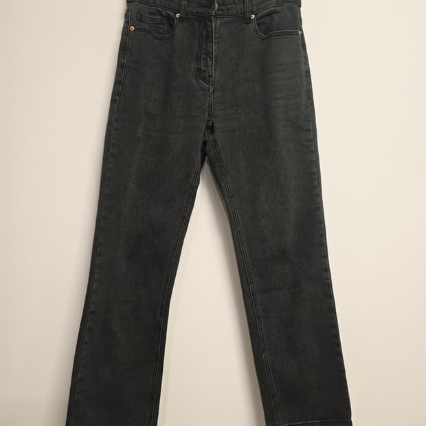 인스턴트펑크 블랙 데님  청바지