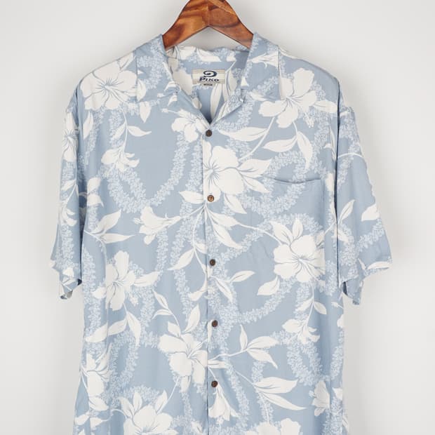  90's PIKO floral hawaiian shirt