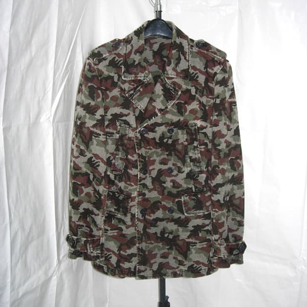 카모 피코트 자켓