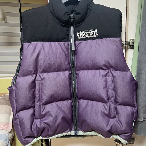 예스아이씨 Hooligans Down Vest Purple
