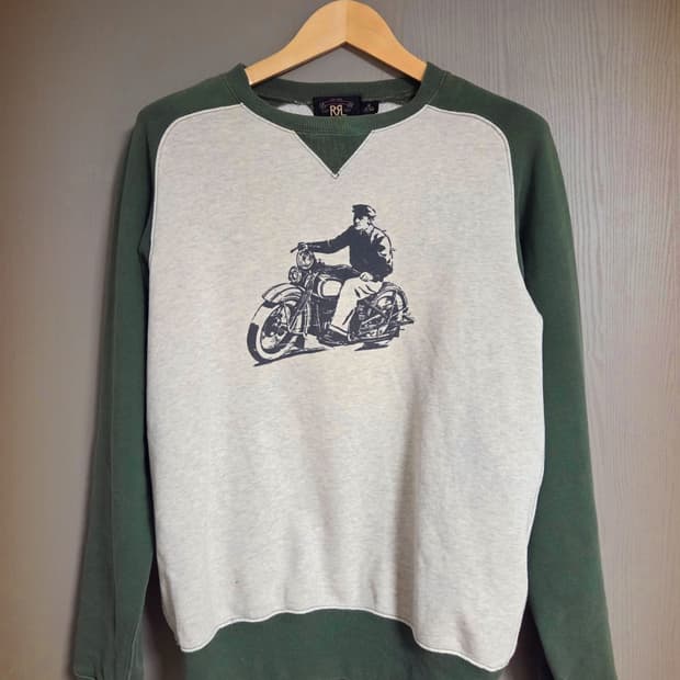 RRL 더블알엘 모토사이클맨 스웻서츠 M