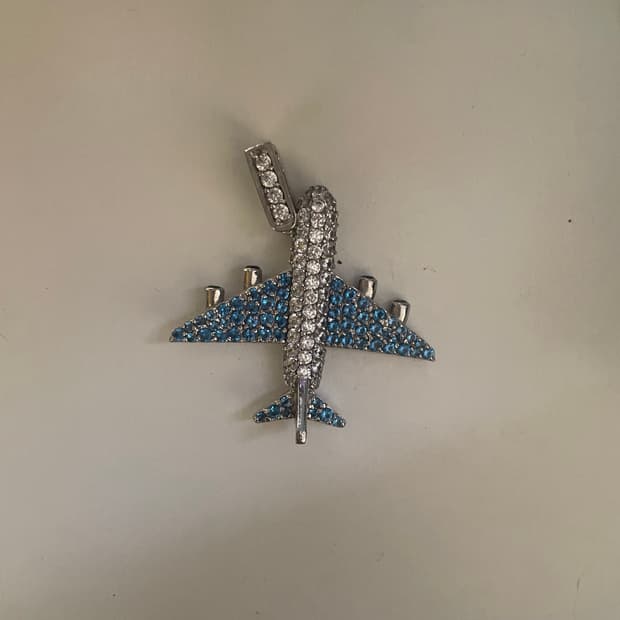 비행기 아이스 펜던트