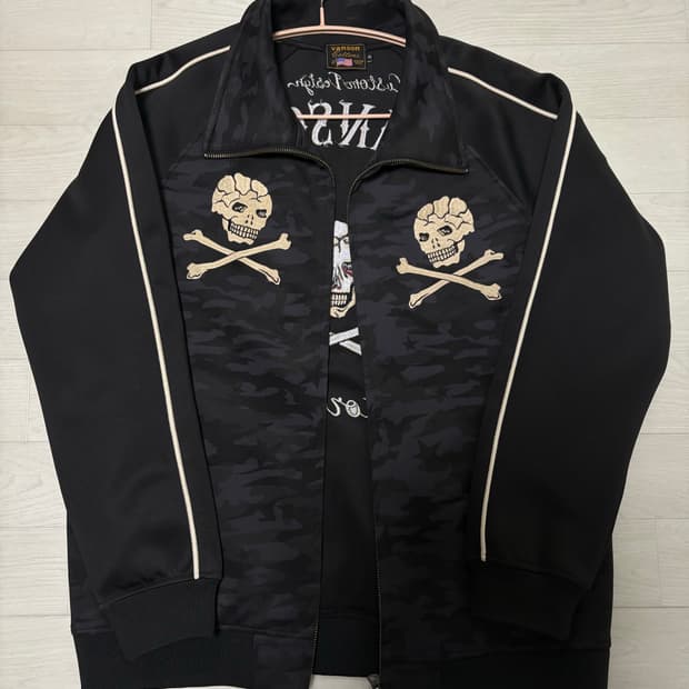 밴슨 스켈레톤 스타 져지 black XL 사이즈