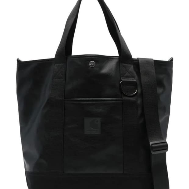 칼하트 레더 토트백