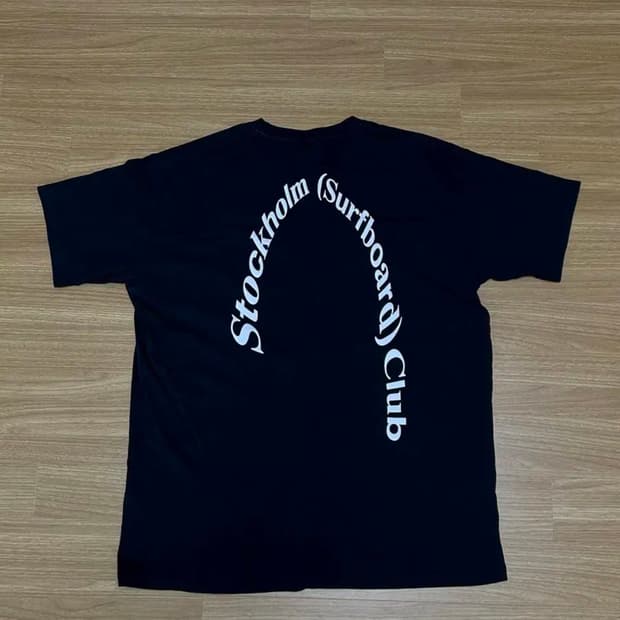 스톡홀름서프보드클럽 반팔 alko black  2XL