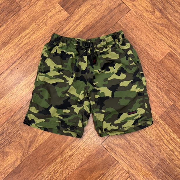 S 그라미치 CAMO 카모 나일론 반바지 팬츠 