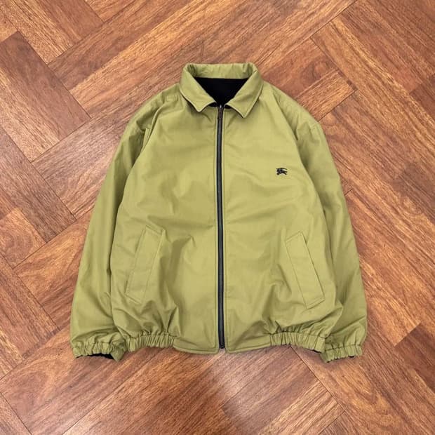 100 Burberry 버버리 90s 리버시블 양면 자켓 
