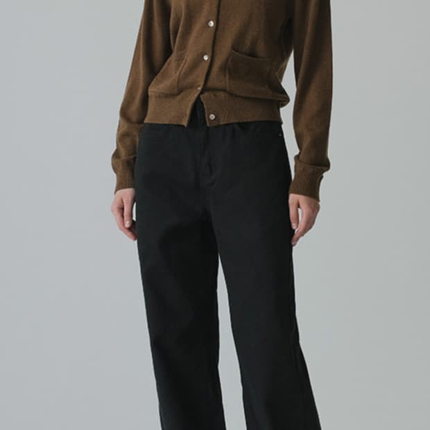 시야쥬SIYAZU 아르코 커브드데님 블랙/S사이즈 새상품 