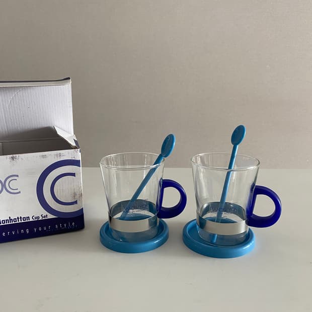 랜드윅 내열유리컵 풀세트 2p