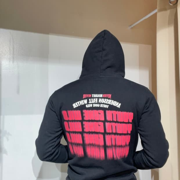 앤더슨벨 크래픽 후드티 