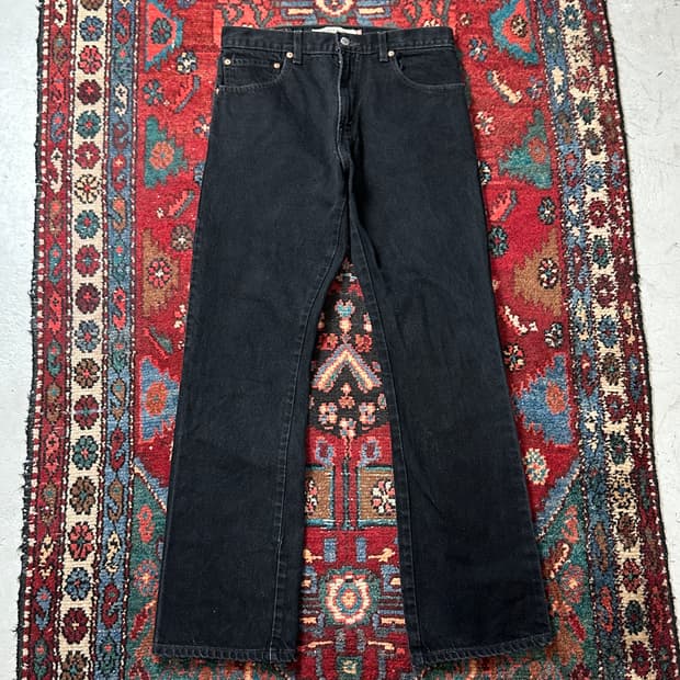 00's 리바이스 517 블랙 부츠컷 플레어진