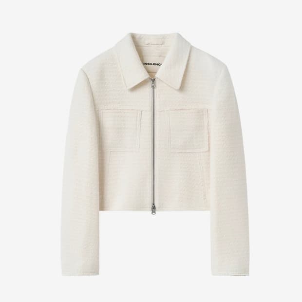 인사일런스우먼 트위드집업자켓