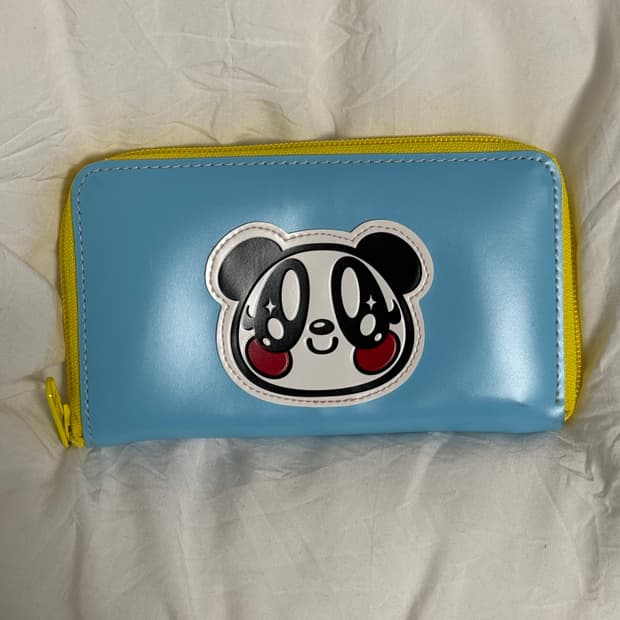 러버스하우스 lovershouse 판다 장지갑 블루