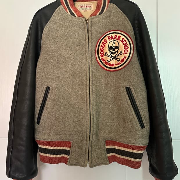 스타일아이즈 토요엔터프라이즈 바시티 가죽자켓 판매