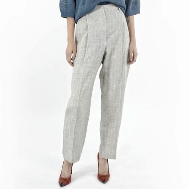 브루넬로쿠치넬리 신형 핀스트라이프 린넨 팬츠