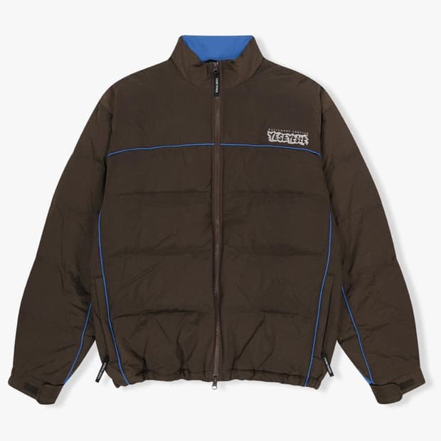 예스아이씨 아이코닉 다운 자켓 패딩 브라운