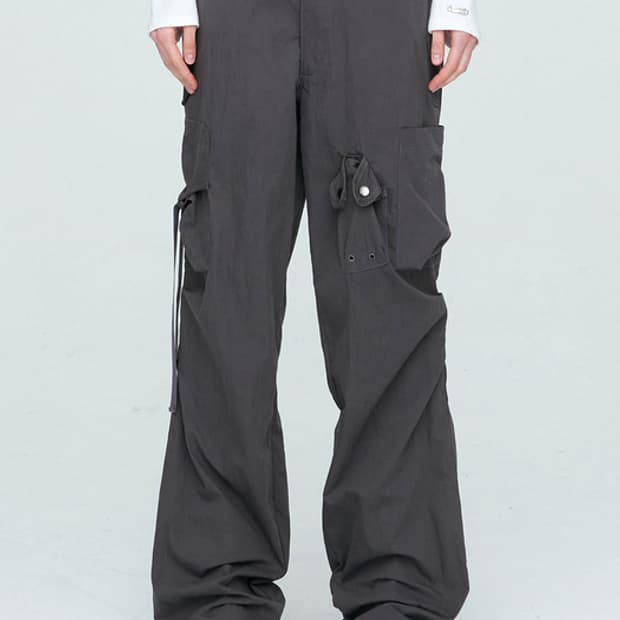 Nache 나체 스트랩 카고 팬츠