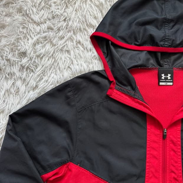 UNDER ARMOUR 일본빈티지 나일론 바람막이 언더아머 L 100