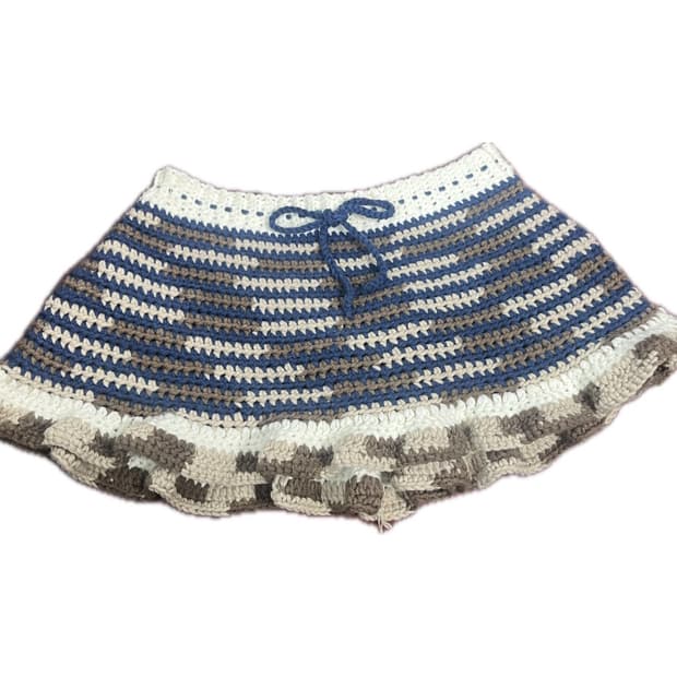 HANDMADE_Crochet skirt