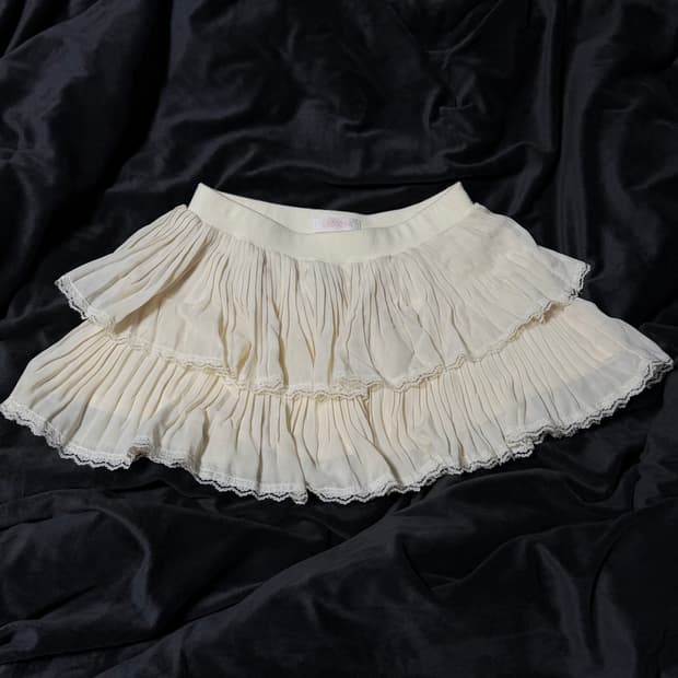 리즈리사 쉬폰 프릴스커트