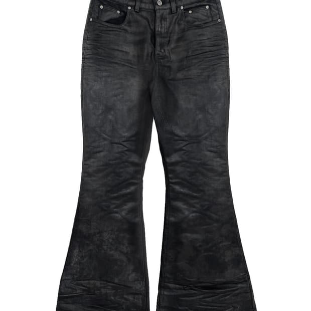 [2] yyyy studio PATINA STACK DENIM PANTS