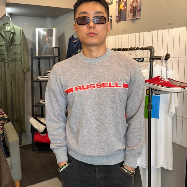 Russell Athletic logo material Topwear