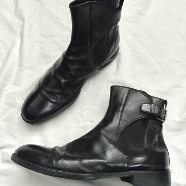 디올 옴므 사이드버클 앵클부츠