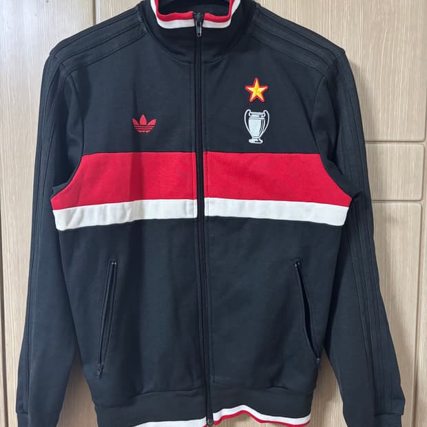 아디다스 블랙 트랙탑 AC밀란 에디션