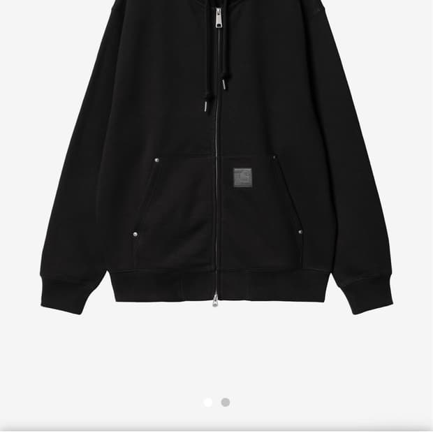 칼하트 wip 후드집업자켓 m