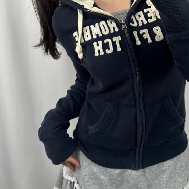아베크롬비 네이비 후드집업