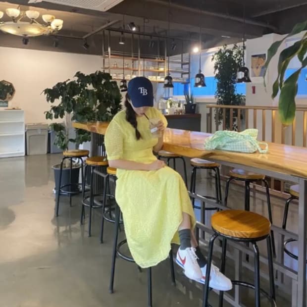 앤유 포지타노 레몬 원피스 