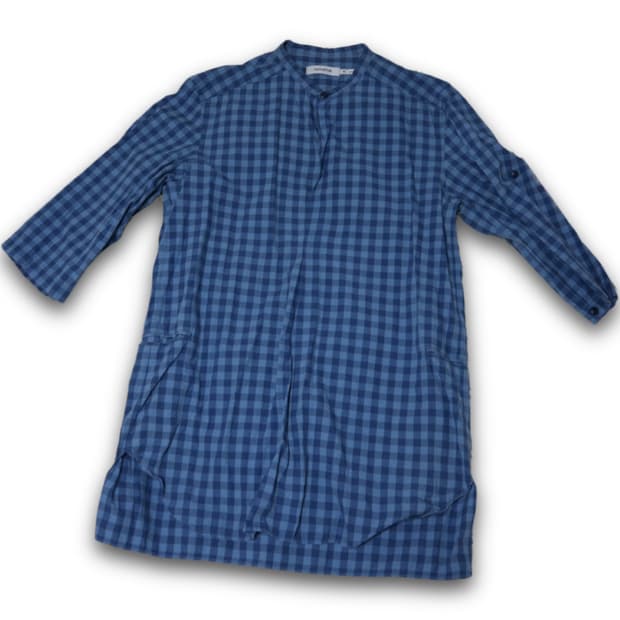 Nonnative 논네이티브 롱 체크셔츠