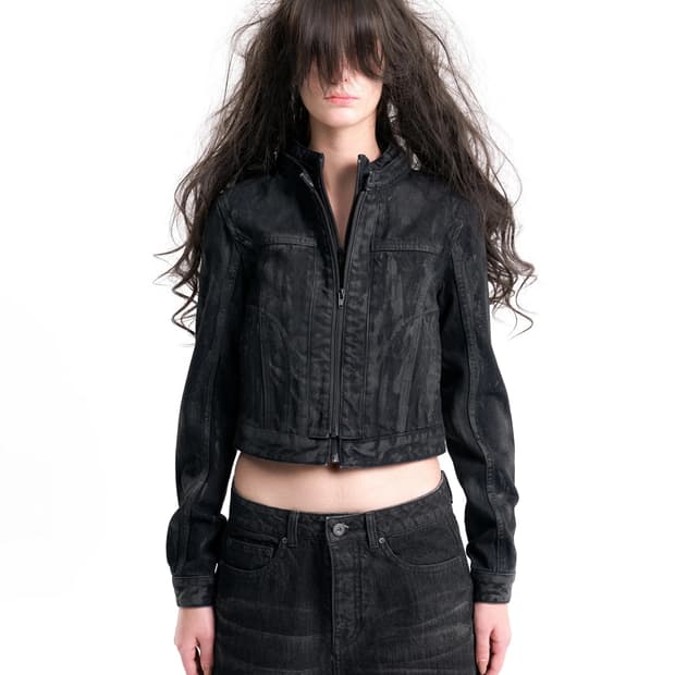 로딩룸 후드 데님 자켓