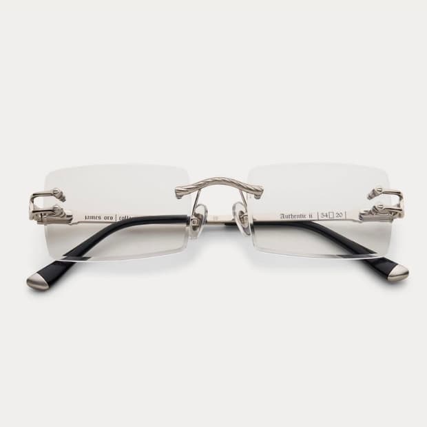James oro 무테안경