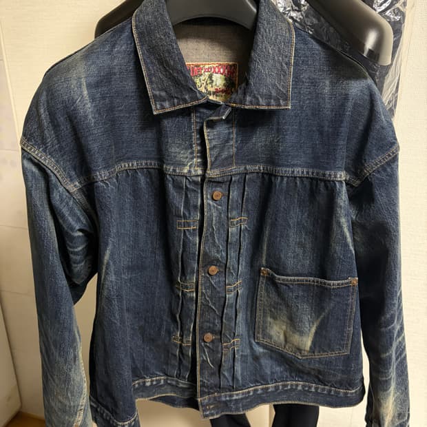 [m] 24ss 세인트미카엘 베르베르진 1st 데님자켓