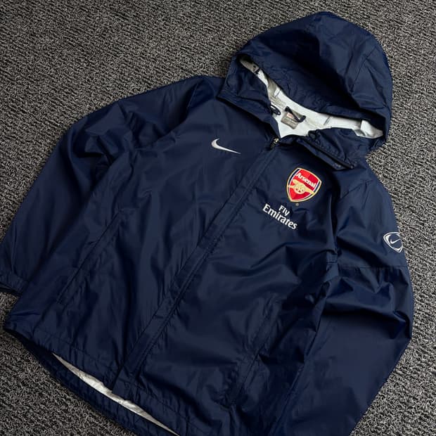 나이키 아스날 레트로 레인 바람막이 자켓 1521
