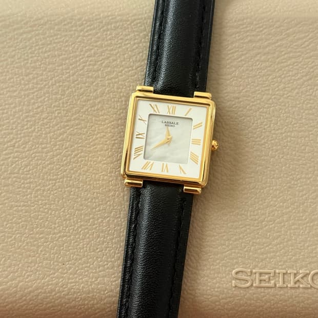 Seiko 세이코 쿼츠 Lassale 자개 1985