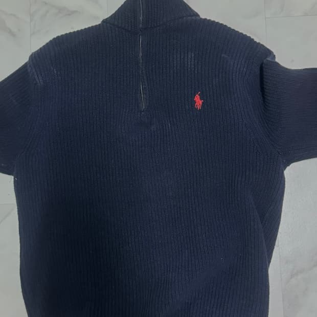 폴로 랄프로렌 네이비 반집업 