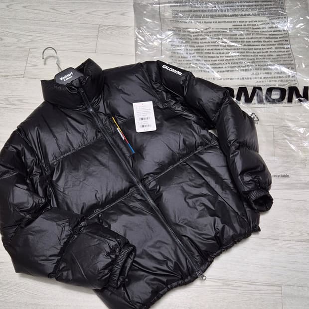 살로몬 컨투어 구스 다운 패딩 L사이즈(새제품)