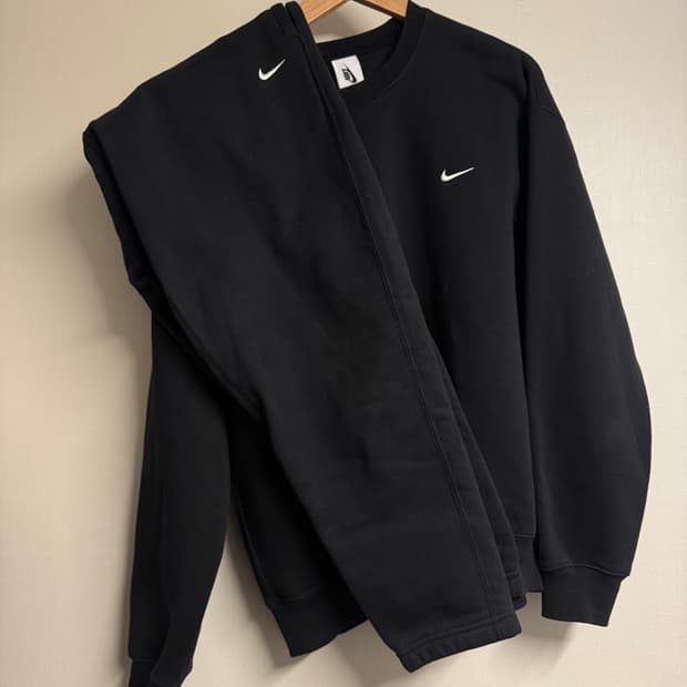 나이키NRG 솔로스우시 블랙 셋업 2XL/S