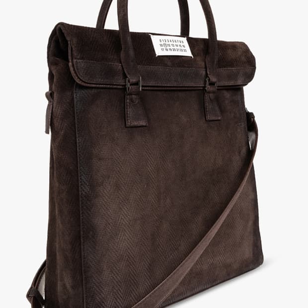 마르지엘라 라지 탑 핸드백